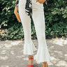 Studio 54 High Waist Flare in White Image - 1