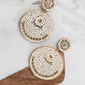 Paris Divine Earrings In Ivory Image - 1