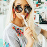 Brunching in Malibu Sunnies in Tortoiseshell Image - 1