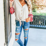 Latte Run Shift Top in Pink Image - 1