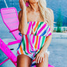 Cabo Stripe Shift Top in Blush Image - 1