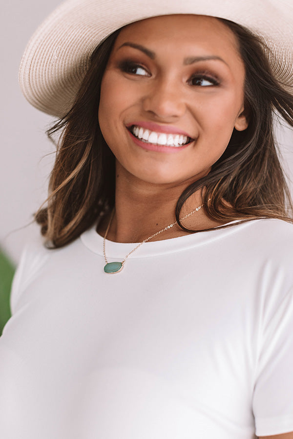Simply Irresistible Necklace In Turquoise