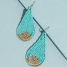 Venice Beach Earrings In Aqua Sky Image - 1