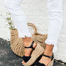 The Giselle Bow Wedge in Black Image - 1