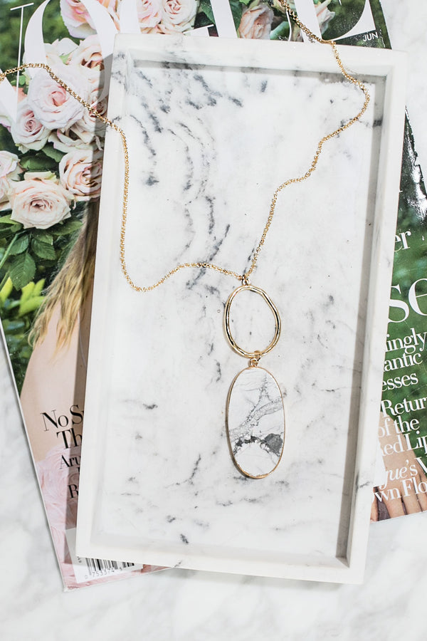 Feeling Divine Necklace In White