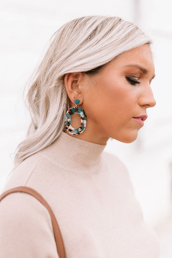 Melbourne Muse Earrings In Teal