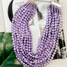 Keep It Coastal Layered Necklace In Lavender Image - 1