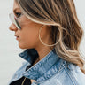 Hollywood Boulevard Hoop Earrings Image - 1