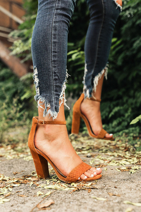 The Camilla Heel in Brown Image - 2