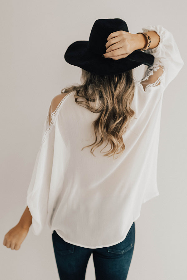 All Day Chic Lace Top in Cream Image - 5