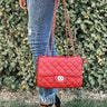Pretty Chic Quilted Purse in Red Image - 1