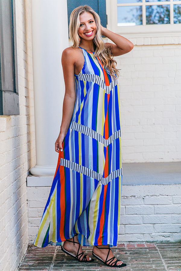 Party In Key Largo Maxi In Blue Image - 2