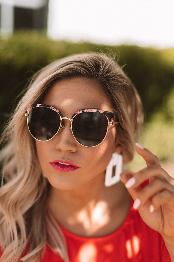 Park Ave Sunnies In Pink Marble
