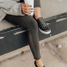 The Katey Faux Leather Sneaker in Black Image - 1