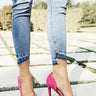 The Genevieve Heel in Hot Pink Image - 1
