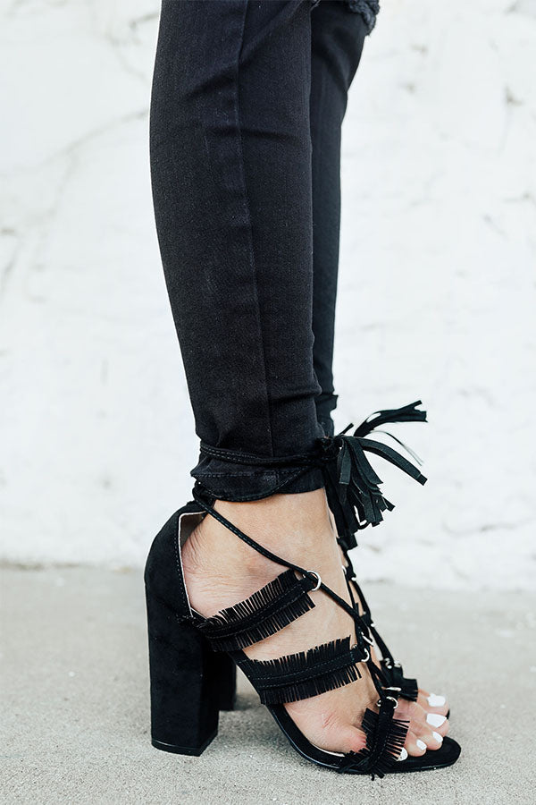 The Brianna Heel in Black Image - 4
