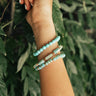 Big City Dreaming Bracelet Set In Aqua Sky Image - 1