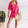 Take Me To Tribeca Romper in Pink Image - 1