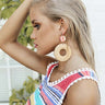 Hello Maui Earrings In Pink Image - 1