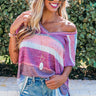 Cocoa Beach Cabana Shift Top in Berry Image - 1