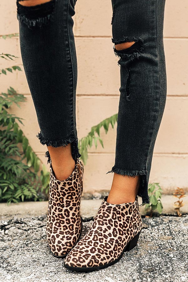 The Leighton Bootie in Leopard Image - 2