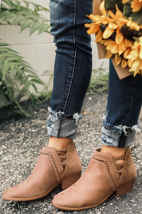 The Campbell Bootie in Taupe Image - 1