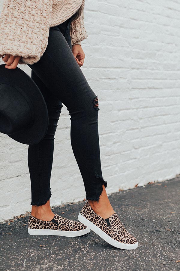 The Hadley Sneaker in Leopard Image - 3
