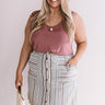 Beauty and Grace Shift Tank in Vineyard Grape Image - 1