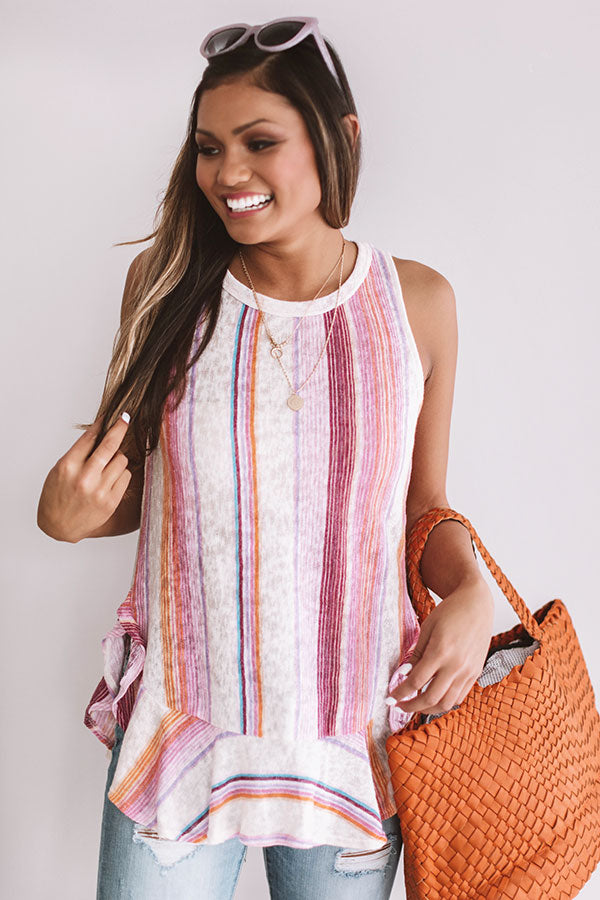 Meet Me in Santa Barbara Stripe Tank Image - 2