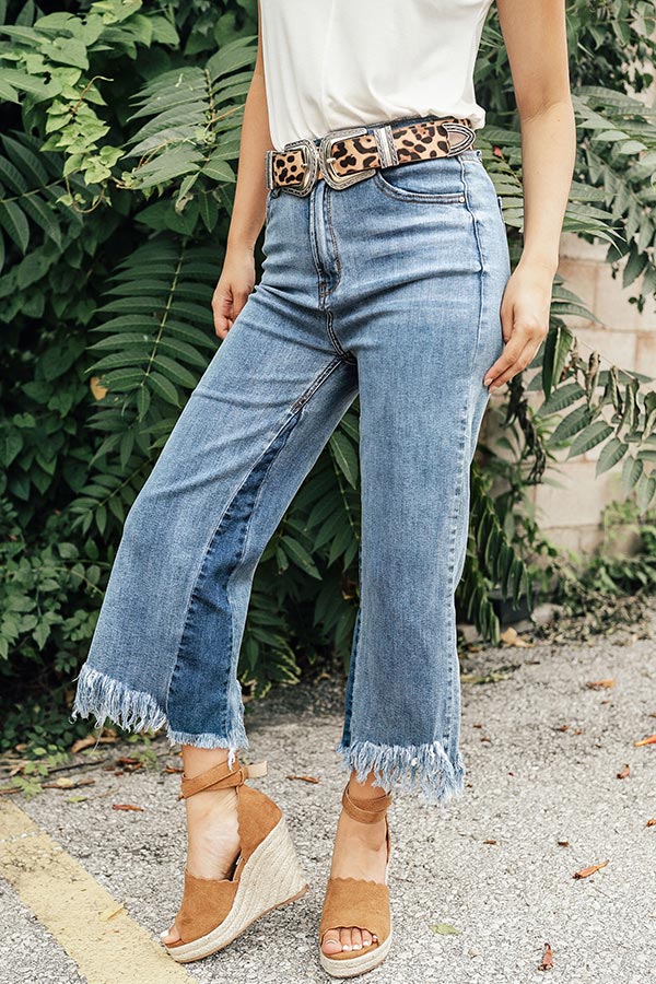 The Shiloh High Waist Frayed Jeans