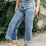 The Shiloh High Waist Frayed Jeans Image - 1