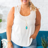 Beauty and Grace Shift Tank in Ivory Image - 1