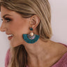 Oui Oui Earrings In Teal Image - 1