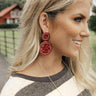 Meet Me In Milan Earrings In Wine Image - 1