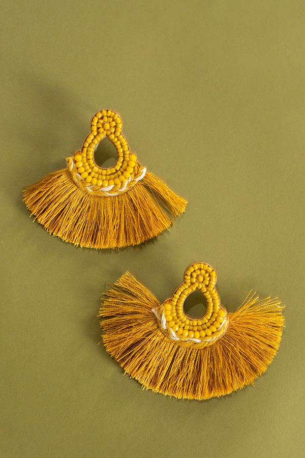 Park Ave Brunch Earrings In Yellow