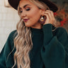 Oui Oui Earrings In Burgundy Image - 1