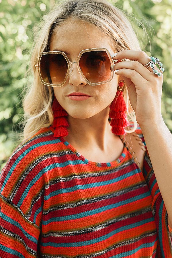 Paris Sightseeing Sunnies In Gold