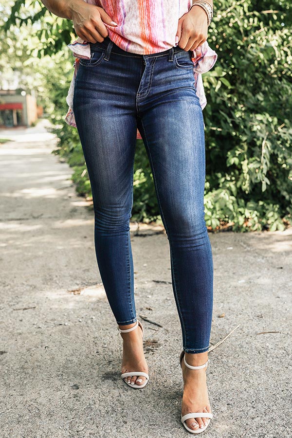 The Melody Mid Rise Ankle Skinny