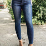 The Melody Mid Rise Ankle Skinny Image - 1