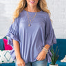 Coast To Coast Shift Top in Periwinkle Image - 1