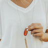 Pretty In Paris Necklace In Wine Image - 1