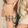 Fashion Week Sparkle Magnetic Bracelet In Rose Gold Image - 1
