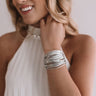 Fashion Week Sparkle Magnetic Bracelet In Silver Image - 1