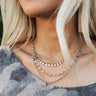 For the Love Of Glam Layered Necklace In Grey Image - 1
