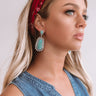 Dubai Turquoise Earrings Image - 1