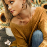 Glam Travels Tortoiseshell Earrings in Brown Image - 1
