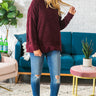 Chill In The Air Sweater in Purple Image - 1