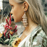 Wanna Dance All Night Tassel Earrings In Heirloom Lilac Image - 1