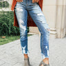 The Sophia High Waist Distressed Skinny Image - 1
