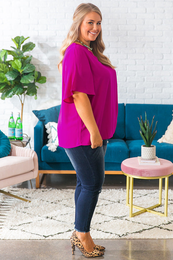 Champagne Dreams Scallop Shift Top Image - 3